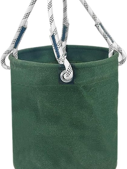 Canvas Bucket Wide Opening Straight Wall Tool Bucket Canvas Bucket Tool Bag Foldable Canvas Bucket For Outdoor